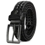 CHAOREN Leather Braided Belts for Mens Casual Woven Leather Belt for Dress Pants - Image 14
