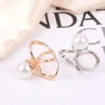 Fashion Scarves Buckle Women Brooches High-Grade Scarfs Buckles Steel Ring Scarf Clip Metal Brooch Clothes Corner Knotted Button - Image 20