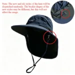 Caps Summer Wide Brim Neck Protection Unisex Bucket Hats Outdoor Visor Quick-drying Panama Sunscreen Tied Fishing Hiking Hat - Image 20