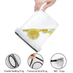 Cereal Containers Storage Set of 2/3/4  （2.5L 84oz）, Airtight Food Storage Containers for Kitchen & Pantry Organization, Cereal - Image 3