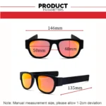 IENJOY Active Sunglasses Foldable Sunglasses Polarized Sunglasses for Men Sports Glasses Driving Cycling Sunglasses Polariod - Image 2
