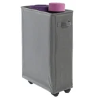 Foldable Laundry Baskets 42L Freestanding Narrow Corner Bin with Handle Dirty Clothes Storage for Washing Toys Clothes Towels - Image 3