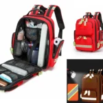 Outdoor Backpacks Medical Bags Emergency Backpacks Rescue Camping Survival Bags Classified Family First Aid Kits or Waist Bags - Image 3