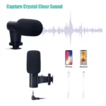 Smartphone Vlogging Kit for iPhone Android with Tripod Mini Microphone Starter Vlog kit for Live Stream Video YouTube - Image 2