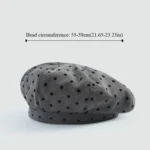 Ins Korean Polka Dot Berets Y2k Versatile Painter Berets Casual Retro Beanie Cap Spring Summer - Image 6