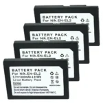 1300mAh 3.7V EN-EL2 Battery for Nikon Coolpix 3500 3200 3100 2500 EN EL2 Camera Batteries - Image 11