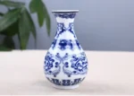 Ceramics Flower Vase Decoration Home Blue And White Vases For Wedding Decor Living Room Ornaments Table Desktop Retro Art Crafts - Image 12