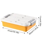 Under Bed Organizer Under Bed Storage Containers Waterproof With Casters Large Capacity Space Saving Storage Supplies - Image 10