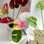 Artificial Flower For Decoration Fake Plants Ornament Decorative Leaf Room Decor Room Accessories Wedding Party Accessories Gift