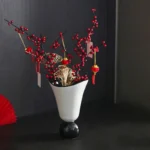 Decorative Vase Modern Art Vases Aesthetic Luxury Flower Bottle Interior Elegant Table Flower Bottles Living Room Decorations - Image 2