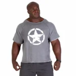 Men's T Shirts Fitness Men Bodybuilding  Shirt Batwing Sleeve Rag shirt Gym Fitness Muscle Running T shirt - Image 5