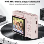 Digital Camera with  Screen 64MP Digital Camera with 2.4" 180°  Screen 16X Zoom Autofocus Photography Camera - Image 5