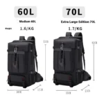 50L 70L Large Capacity Travel Backpack Luggage Sports Training Fitness Independent Shoes Storage Bag Laptop Bags - Image 11