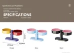 Pet supplies: Cat bowls/water bowls, dog bowls, tip-over resistant pet bowls, height adjustable. - Image 19