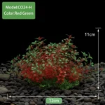 Artificial Underwater Plastic Plants Aquarium Fish Tank Aquatic Fake Shrub Green Weeds Water Grass Viewing Simulation Decoration - Image 12