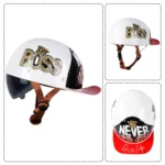 Vintage personalized men's and women's baseball caps motorcycle helmets ladybug helmets electric car baseball caps, half helmets - Image 10