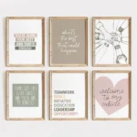Office Wall Art Prints Posters Wall Art Canvas Print Painting Home Office Wall Decor Motivational Wall Art Inspirational Decor - Image 2