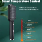Hair Dryer Comb Curling Irons Beauty Products Hair Brushes Fast Heating Hair Straightener Comb - Image 16