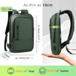 Heroic Knight Men Business Backpack Multifunction Slim Laptop Bags For Women outdoors Waterproof pack Aesthetic Backpack Design - Image 4