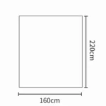 Non-woven Disposable Fitted Sheet with Elastic Bands Single Bed Mattress Covers Non Slip Disposable Sheet Bed Cover Travel - Image 6