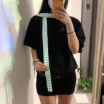 Women antumn Stripe Pattern Scarf Thin Neckerchief Y2k Style Thin long Cotton Scarves Punk Decorative Scarf Clothing accessories - Image 33
