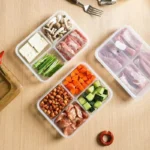 Refrigerator Food Storage Containers, Suitable For Meat And Other Food, Food-grade Airtight Containers, 2/4/6 Compartments. - Image 18