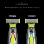 Electric Shaver Portable Full Body Trimmer USB T Shaped Blade Razor For Beard Armpit Washable For Men Women - Image 5