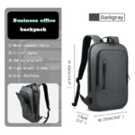 Heroic Knight Men Business Backpack Multifunction Slim Laptop Bags For Women outdoors Waterproof pack Aesthetic Backpack Design - Image 13
