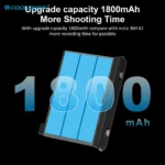 For Insta360 X3 Battery Charger 1800mah Camera 360 Panoramic Action Camera Batteries Accessories For Insta360 ONE X3 - Image 4