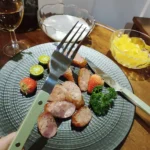 New Design Dinnerware 4 In 1 Set Stainless Steel 18/8(304) ABS Handle With Rivets Top Mirror Polishing Cutlery Sets For Kitchen - Image 2