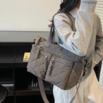 Large capacity Tote Bags for Women Shoulder Side Bag Fashion Space cotton Shopping Bags Multi-pocket Messenger Bag Lady Handbags - Image 38