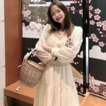 Handmade rattan woven handbag fashion countryside picnic bucket bag shopping basket summer beach bag - Image 10