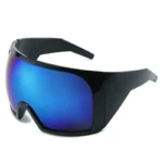 Oversized Sunglasses Men Wrap Anti Wind Personal Large Shades Futuristic Fashion Future Shield Uv400 Cycling Motorcycle - Image 7