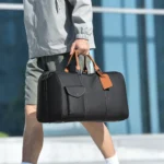Large-Capacity Travel Bag, Dry-Wet Separation Gym Bag, Business Water-Resistant Shoulder Bag, Trendy Sports Bag, Fashionable Crossbody Bag, Unisex Storage Bag - Image 4