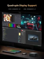 New MINISFORUM UM790 Pro Mini PC AMD Ryzen 9 7940HS Gaming Mini PC Window 11 DDR5 5600MHz USB4 WiFi 6E Desktop Mini Computer - Image 3