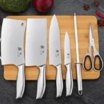 All steel knife set kitchen home professional chef knife knife with spatula spoon cooking tool combination, kitchen accessories - Image 2