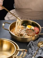 Stainless Steel Cookware Set - Multi-Purpose Saucepan, Paella & Skillet for Home Cooking, Picnic & Seafood - Image 14