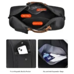 Large-Capacity Travel Bag, Dry-Wet Separation Gym Bag, Business Water-Resistant Shoulder Bag, Trendy Sports Bag, Fashionable Crossbody Bag, Unisex Storage Bag - Image 6