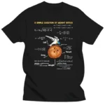 Men's T-Shirts A Simple Question Math Teacher Creative Monty Python Cotton T Shirt Unisex Tshirt Fitness Tees Tops Clothing