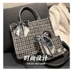 Women’s Tote Bags 2022 Trend New Mass Canvas Shoulder Bags Luxury Designer Handbags Casual Fashion Messenger Bags - Image 12