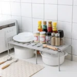 ABS Shoe Rack Extensible Shoe Hanger Storage Space Saving Shelf Telescopic Storage Rack Household Kitchen Cabinet Organizer - Image 5