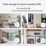 Portable Large Capacity Laundry Storage Basket Foldable Cotton Laundry Hamper Bucket Collapsible Flax Organizing Bag Underwear