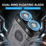Electric Shaver Washable Digital Display Waterproof Mini Razor for Men Professional Electric Portable Travel Beards Trimmer - Image 3