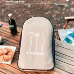 Outdoor Cookware 8-piece Set Camping Kitchen Utensils Portable Stainless Steel Tableware Camping Picnic Supplies BBQ Tools - Image 6