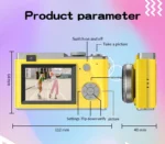 Digital Camera 4K HD Kid Camera 48MP Autofocus Vlogging Camera 2.4 inch Retro Fashion Portable Video Camcorder for Beginners - Image 24