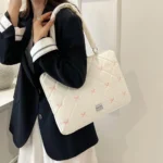 Travel Bag 15inch Portable Laptop Bags Bow with Handle Laptop Case Soft Material Cute Notebook Sleeve Travel - Image 10