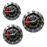 2D Wall Clock Mechanical Clock Contemporary Digital Clock Arabic Numerals Easy Reading Hanging Clock Decoration for Bedroom Room - Image 13