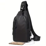 Crossbody Bag Fashionable Large Capacity Waterproof Lightweight Leisure Soft Comfortable Men Single Shoulder Bags - Image 39