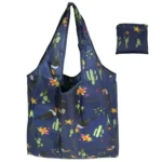 Tote Bags Flower Print Women's Grocery Handbags Outdoor Foldable Shopper Eco Shopping Bag Reusable Storage Bag Organizer Bags - Image 26