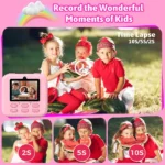 Children Digital Camera Photography Instant Camera 1080P HD Dual Lens Kids Video Recorder Toys for Girls Boys Best Birthday Gift - Image 5
